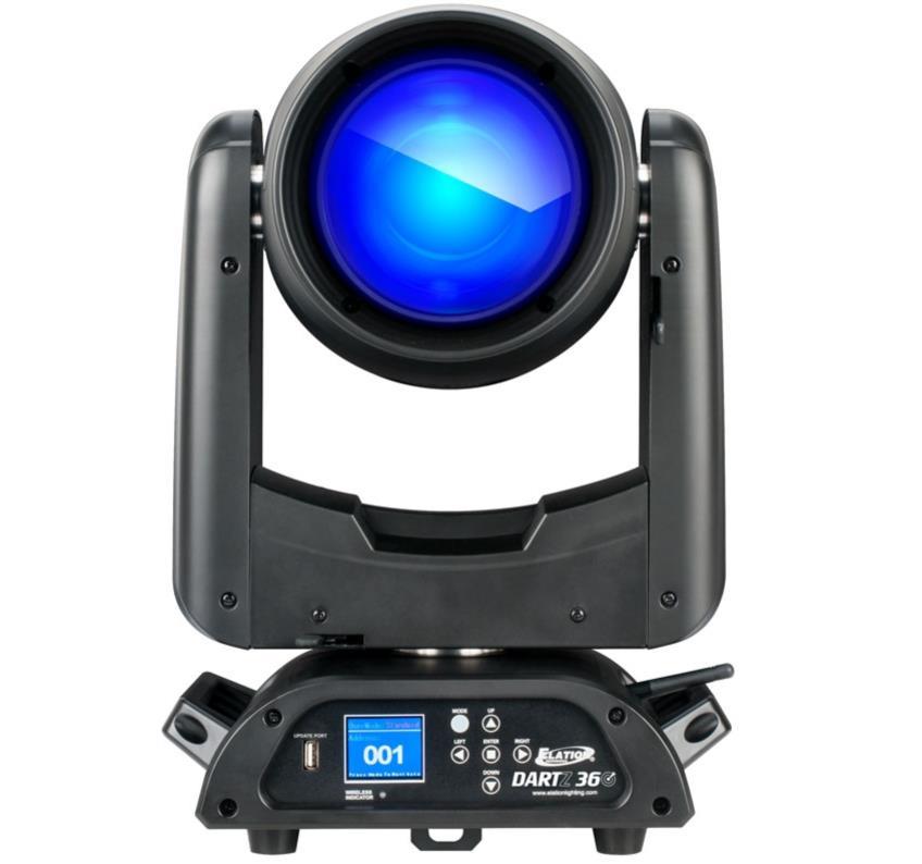 ELATION Dartz 360 Moving Spot 360° Pan/Tilt, 50W RGB