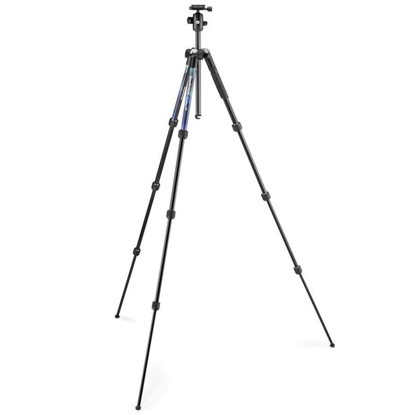 MANFROTTO Element MII Aluminium, Blau Fotostativ mit Kopf -- RESTPOSTEN!!!