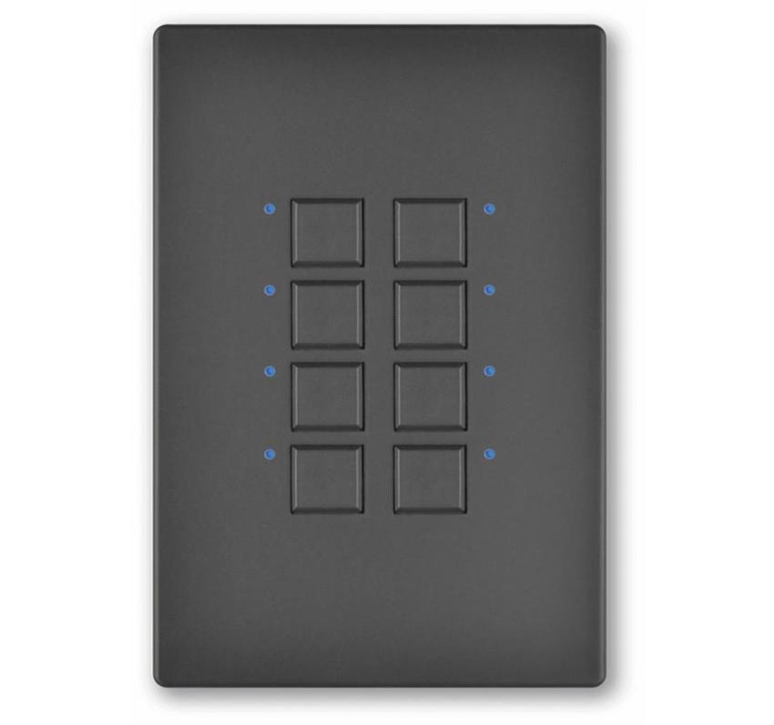 Interactive Technologies Mystique Station, 5-Wire, 8 Button CueStation (Mystique Series) - 5-Wire Network
