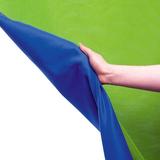 Manfrotto Chromakey Textilhintergrund Grün/Blau 300x350cm mit Schlaufe (ohne Stativ/Querstange)