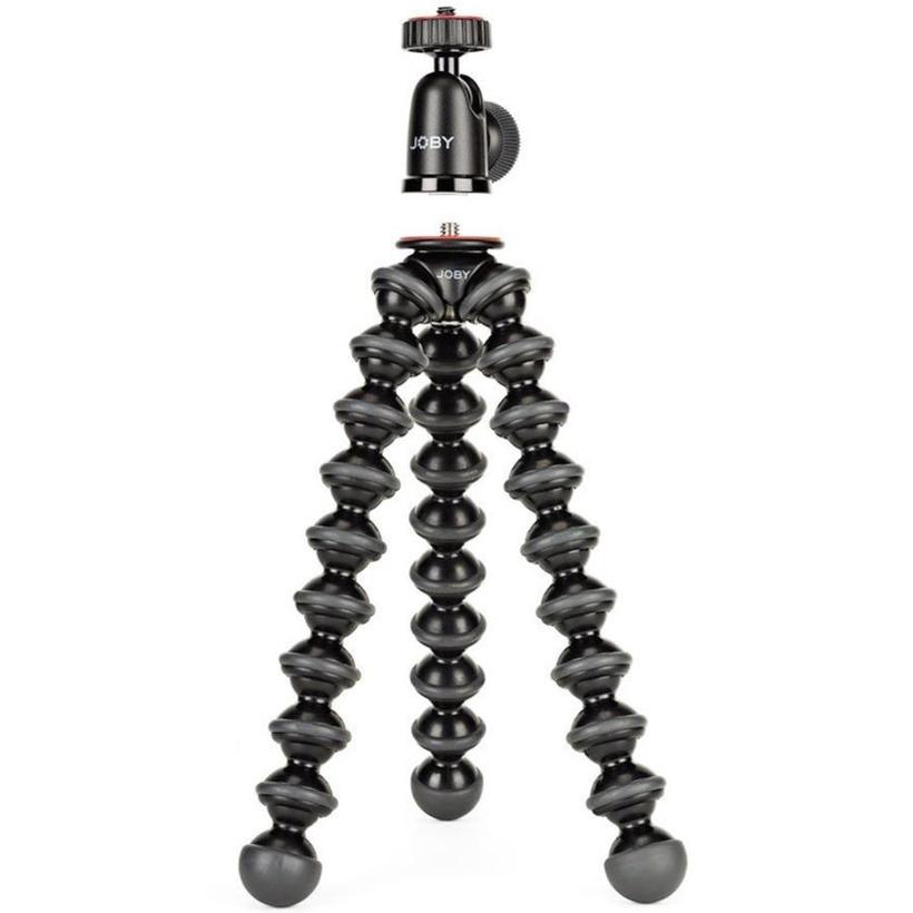 JOBY GorillaPod 1K Stativ Kit für spiegellose und Kompakt- kameras, Kompaktes Stativ und Kugelkopf für fortgeschrittene