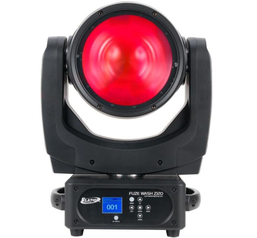 ELATION Fuze Wash Z120, Moving Wash 120W RGBW LED, 7°-55° Zoom