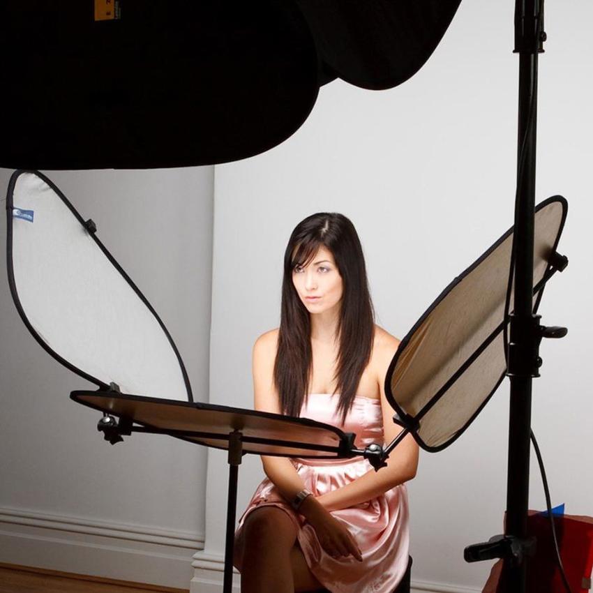 Lastolite Triflector Aufheller Set mit 3 Silber/Weiß Panels 