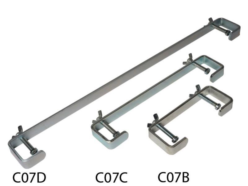 Ultralite C-07D Clamp, 15kg, ca. 66cm Abstand für 50mm Rohr (C-Haken)