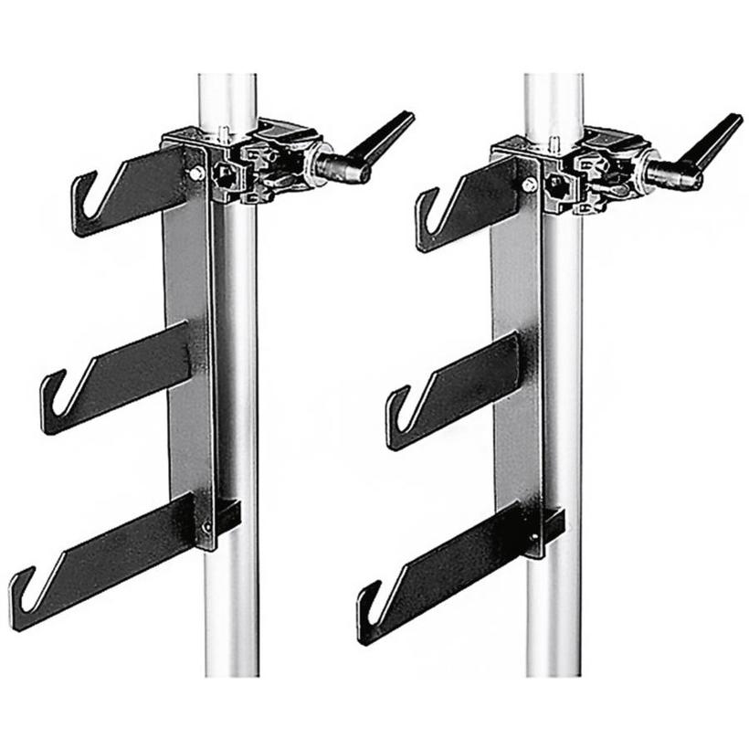 MANFROTTO TRPL BCKGRND HOOK SET W/CLMPS 3-fach Hintergrundhaken mit Superclamp (je 2 Stück)