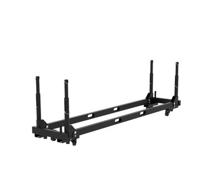 FPR Cart For Truss, 3 m length, silver. Folding and height-adjustable forks