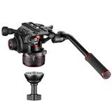 MANFROTTO Nitrotech 608 Carbon Video-Stativ mit Bodenspinne und Tasche