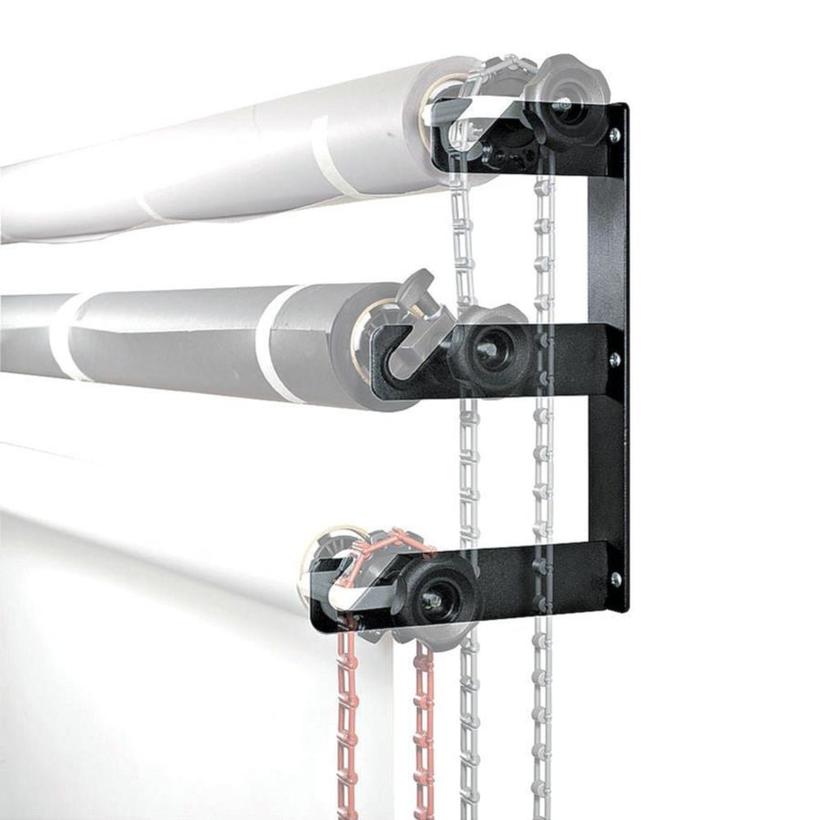 MANFROTTO BACKGROUND PAPER TRIPLE HOOKS Haken Set: Hintergrund-Papierhalter für drei Expan 046