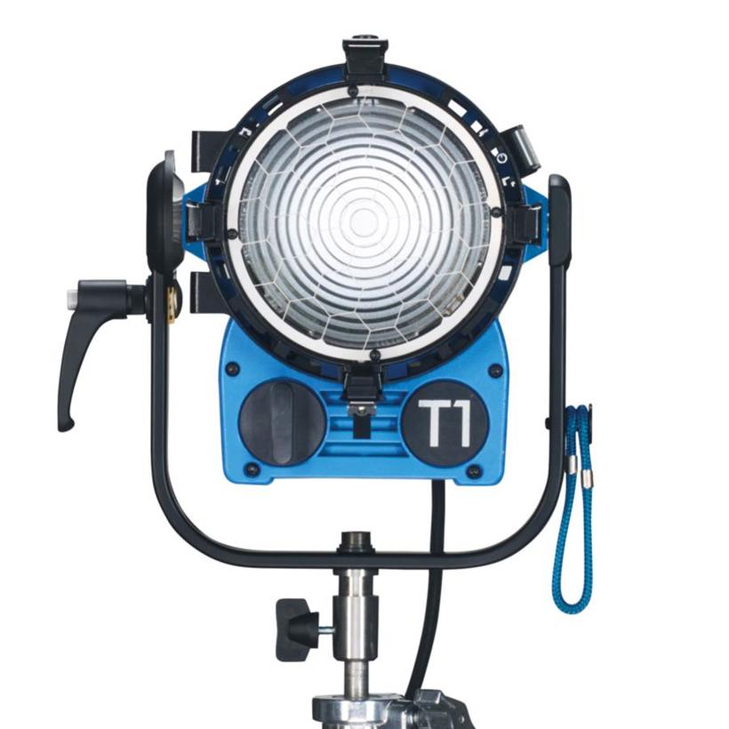 ARRI True Blue T1, 1000W, MAN, blau/silber, Schuko, Kabel 3m, 4-FT, FFR, Schnurschalter, 220-250V