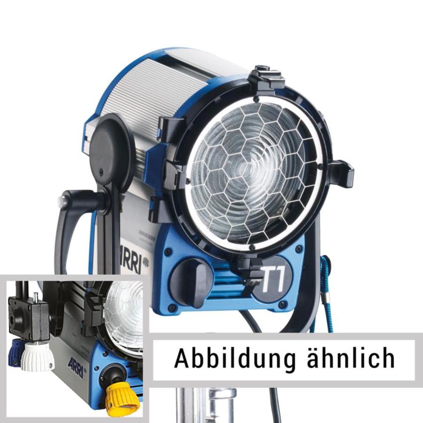 ARRI True Blue T1, 1000W, P.O., blau/silber, ohne Stecker, Kabel 1.5m, 4-FT, FFR, 220-250V