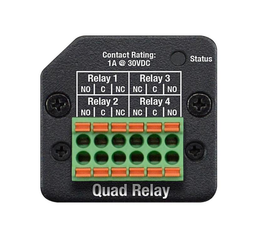 Interactive Technologies SM-RELAY 4 Quad Relay Smart Module includes 12-position pluggable terminal block