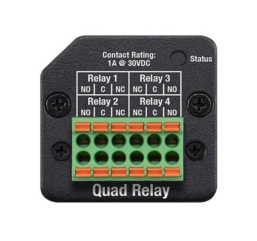 Interactive Technologies SM-RELAY 4 Quad Relay Smart Module includes 12-position pluggable terminal block