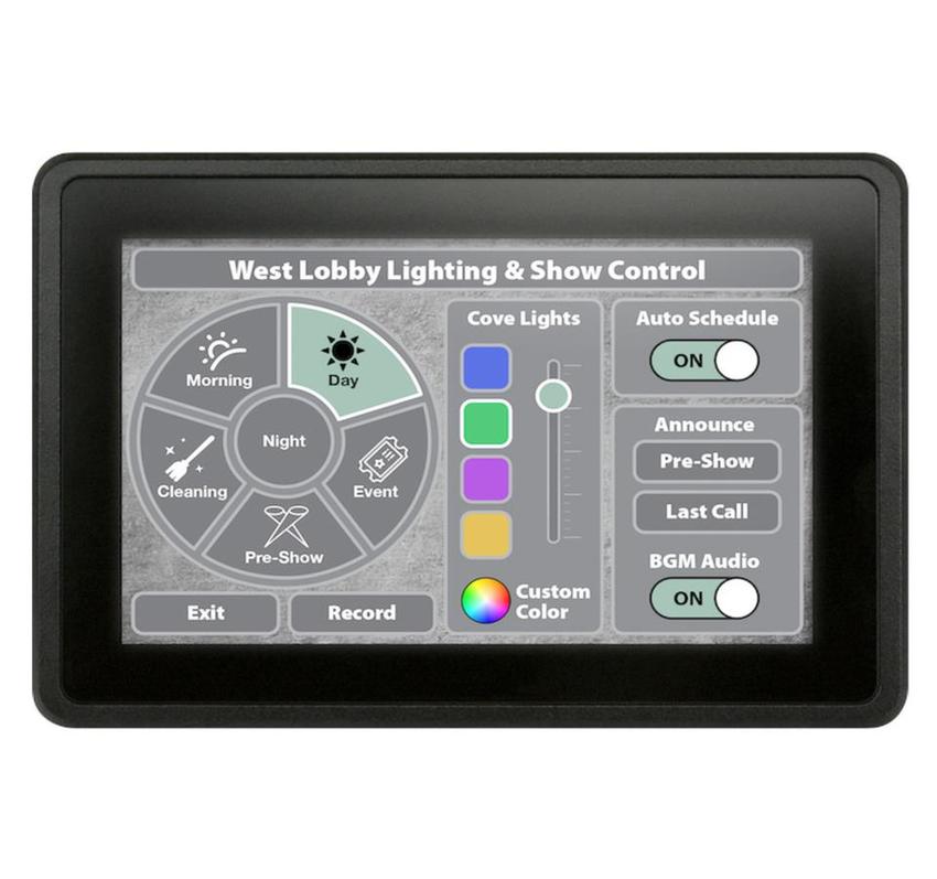 Interactive Technologies Insite Touchscreen 7" Ethernet Black