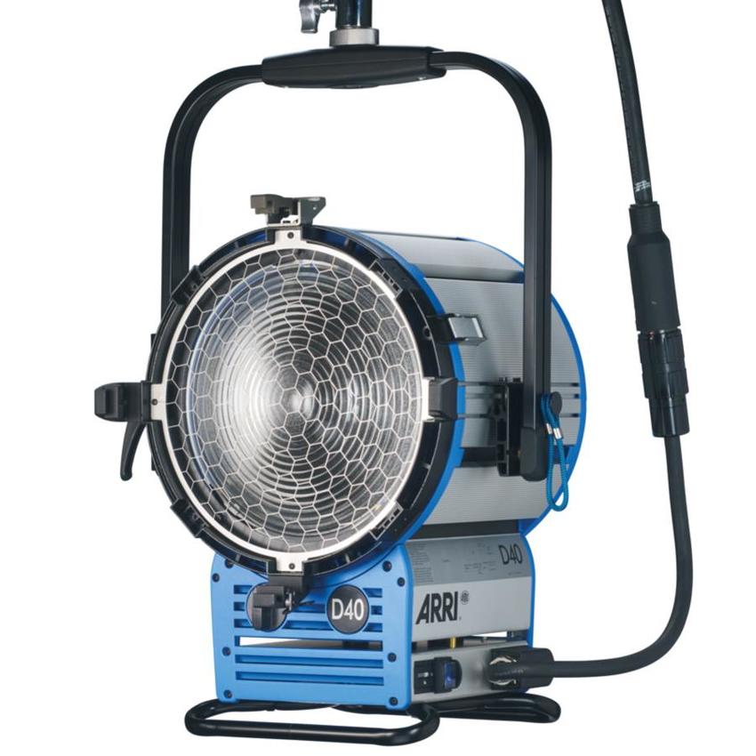 ARRI DAYLIGHT True Blue D40, 4000W, single ended, MAN, blau/silber, International, Kabel 0.6m