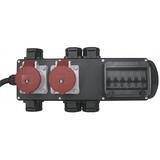 Ultralite Stromverteiler STG 32A, Outdoor, IP44, IN: CEE32 Kabel 2m/seitlich, OUT: 2 CEE16, 6 Schuko,