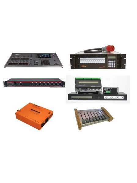 Lichtsteuerungen / DMX-Recorder / Splitter / Merger / Wireless-DMX / Dimmer / Switch / Relais-Systeme 