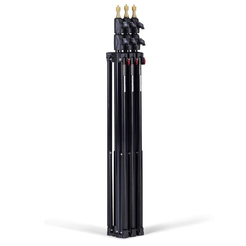 MANFROTTO 3-PACK RANKER STAND, BLACK, AIR CUSHION max. Höhe: 273cm, max. Belastung: 10kg, MESSEBESTAND WIE NEU