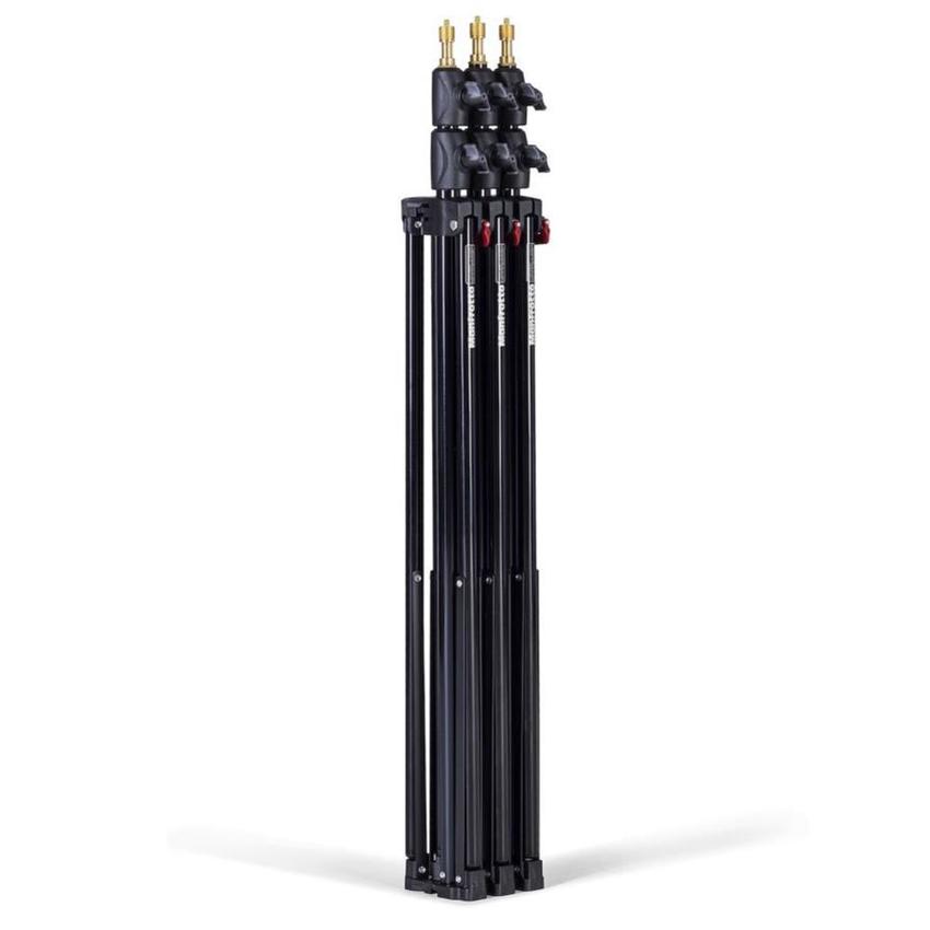 MANFROTTO 3-PACK RANKER STAND, BLACK, AIR CUSHION max. Höhe: 273cm, max. Belastung: 10kg, MESSEBESTAND WIE NEU