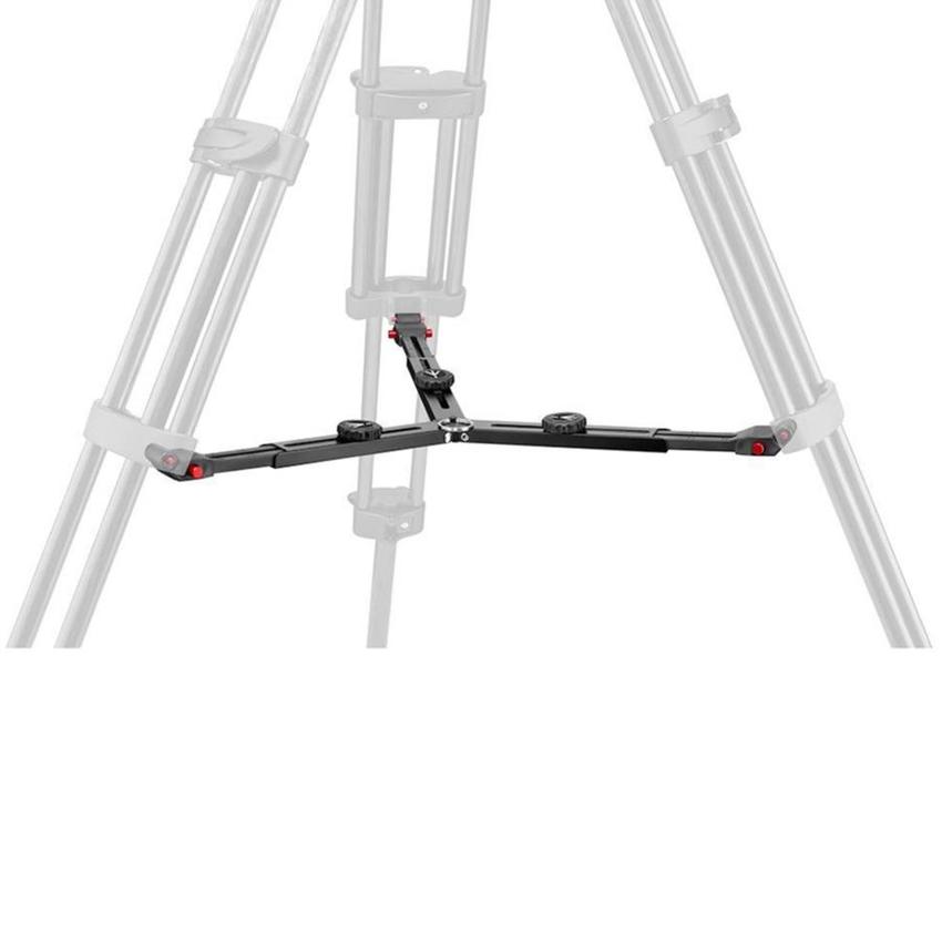 MANFROTTO Carbon Doppelrohr-Videostativ mit Mittelspinne 