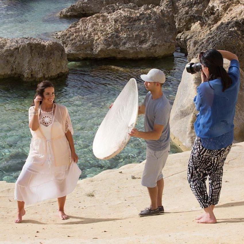 Manfrotto Rundreflektor 5 In 1 Diffuser mit Gold/Weiß & Sunfire/Silber 120cm