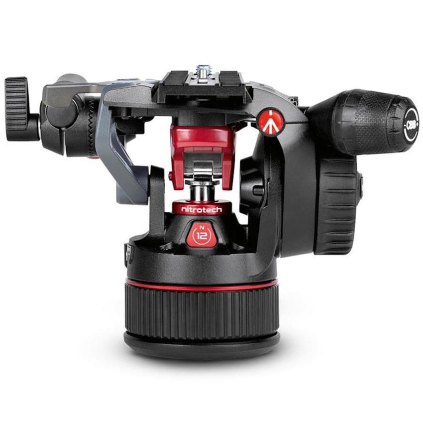 MANFROTTO Nitrotech N12 Fluid-Videokopf mit Counterbalance System