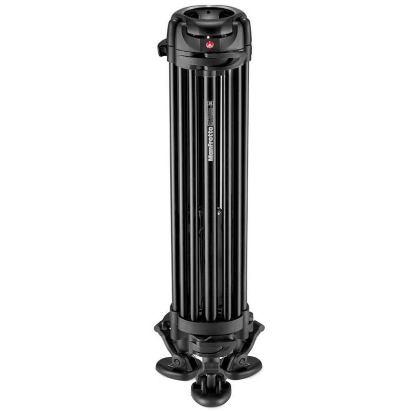 MANFROTTO Aluminium-Videostativ mit Mittelspinne 