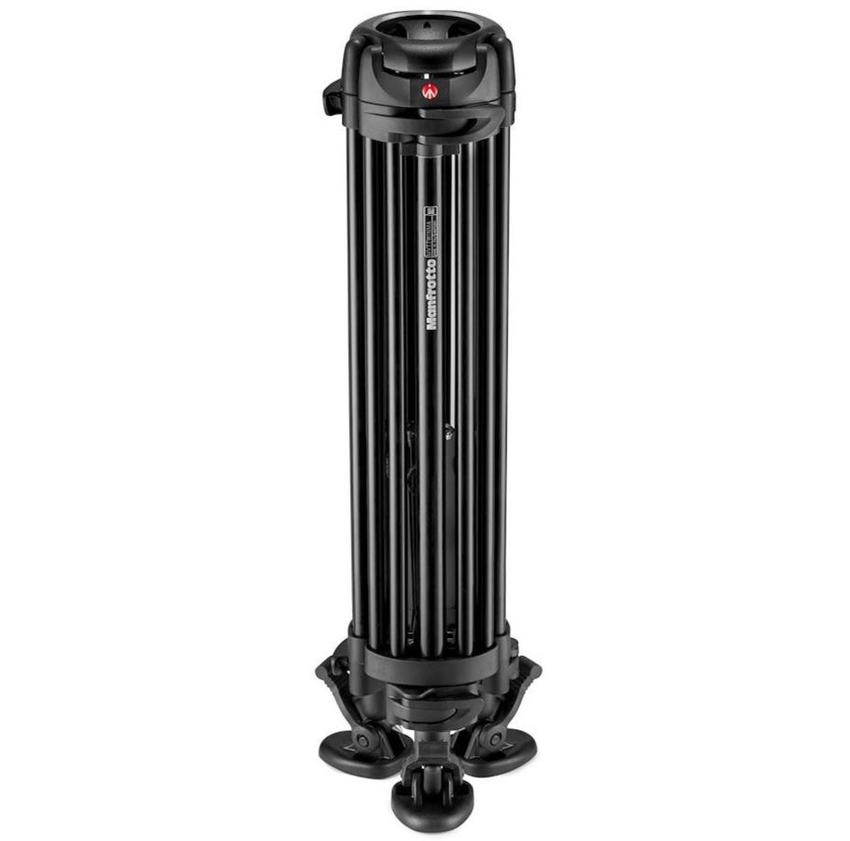 MANFROTTO Aluminium-Videostativ mit Mittelspinne 