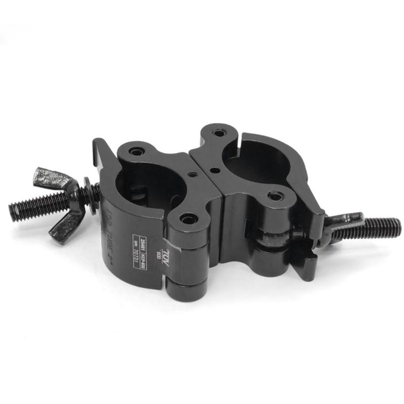 Ultralite Coupler, Swivel-Coupler Doppelschelle, schwarz 48-51mm, mit TÜV, belastbar bis 500kg,