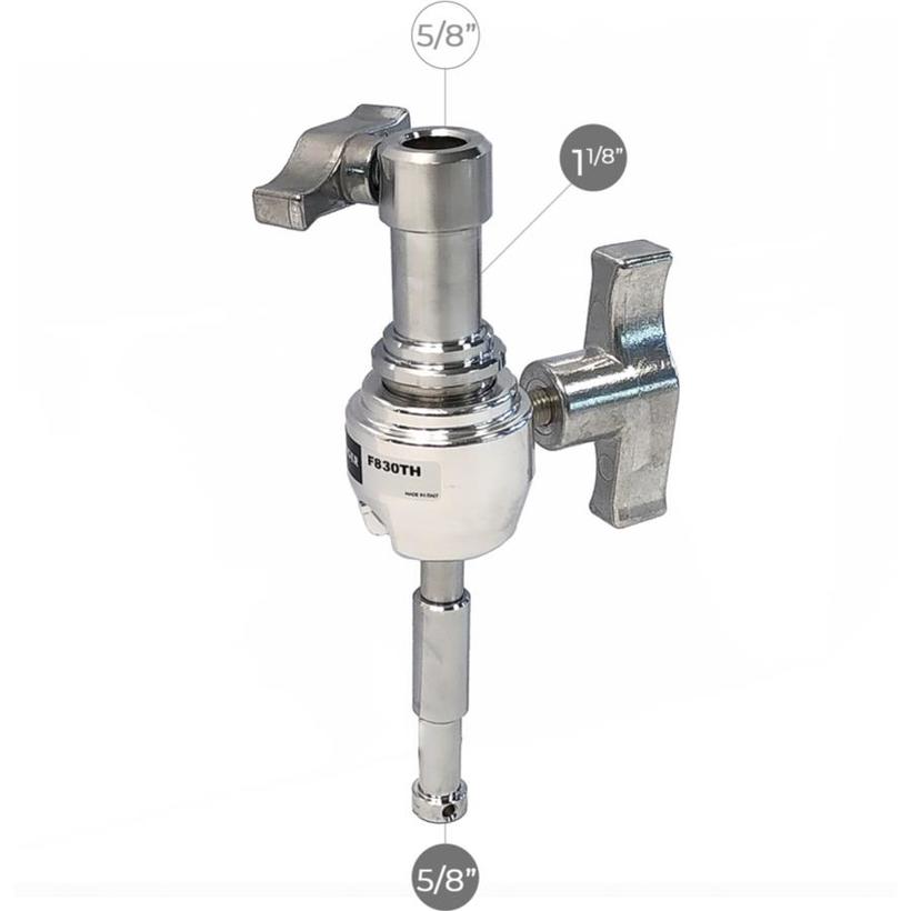 MANFROTTO BABY TO JUNIOR SWIVEL PIN W/BALL Kombi Zapfen m. schwenkbarem Kugelgelenk *AUSSTELUNGSSTÜCK*