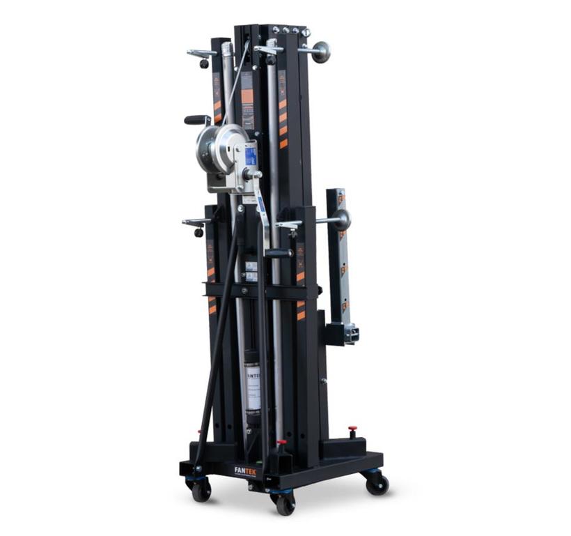 Fantek Gabellift FT5323, schwarz, **NEUER CODE: FT5023**, max. Höhe 4.89m,, max. Auflast 235kg/455kg,