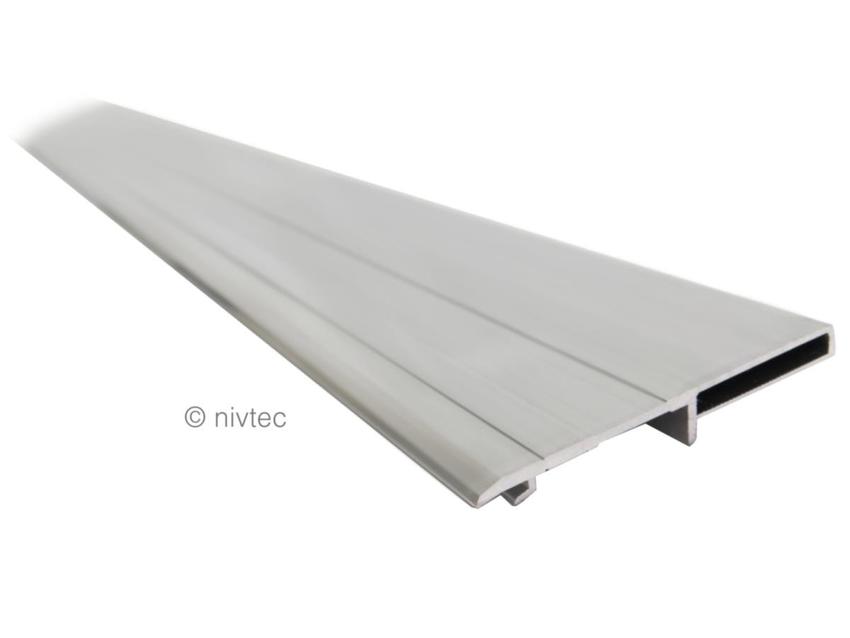 Nivtec Alu-Stoßboard + Verblendungleiste, 2-in-1 Länge 200cm