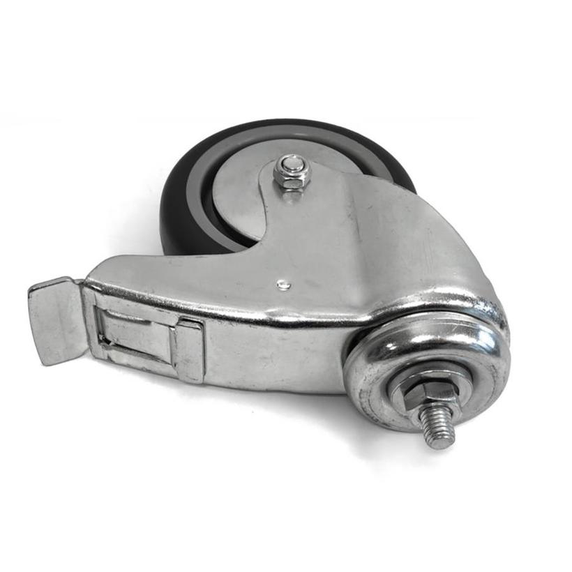 MANFROTTO WHEEL SET 100MM W/BRAKES (3 wheels per set) M10 THREAD ATTACHMENT