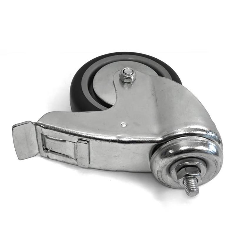 MANFROTTO WHEEL SET 100MM W/BRAKES (3 wheels per set) M10 THREAD ATTACHMENT