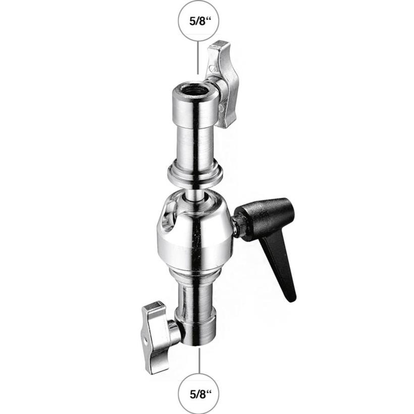 MANFROTTO BABY FEMALE SWIVEL PIN W/BALL Kombi Zapfen m. schwenkbarem Kugelgelenk *AUSSTELLUNGSSTÜCK*