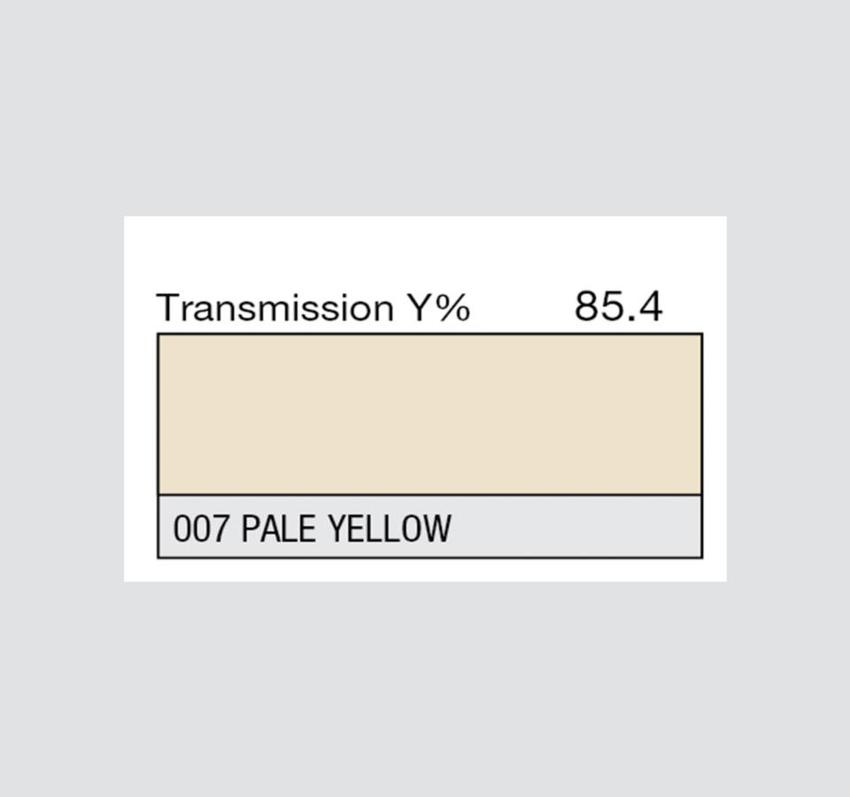 LEE-Filters, Nr. 007, Rolle 762x122cm normal, Pale Yellow