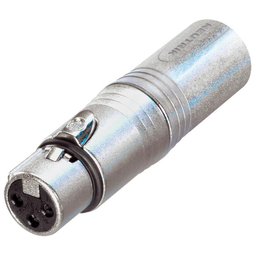 Neutrik 3pol-XLR Kabelbuchse - 5pol-XLR Kabelstecker Serie: Adapter XLR-3-KA-BU/XLR-5-ST