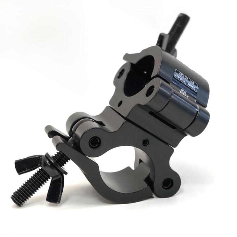 Ultralite Coupler, Swivel-Coupler Doppelschelle, schwarz 48-51mm, mit TÜV, belastbar bis 500kg,