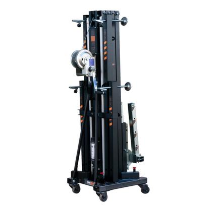 Fantek Gabellift  FT5023, schwarz, LoadSense-System, max. Höhe 4.98m, max. Auflast 235kg/455kg, 500kg Doppelwinde