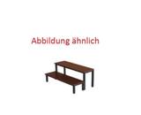 Ultralite Maxistage Treppe, verzinkt, Siebdruckpl. schwarz 2-stufig, für Bühnenhöhe 60 cm, für Bühnenbreite 100 cm