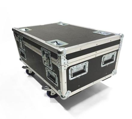 Doppelcase f. Chainmaster Rigging Lift 500kg Typ: SK - Reihe 2 Butterfly, 8x Klappgriff, Innenausbau,4xBlueWheel/2 gebr.