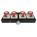 Ultralite Motorkontroller-Zubehör: Splittbox zum Anschluß v. 4 Motoren mit Hartingeingang und 4 x CEE 4pol Ausgang