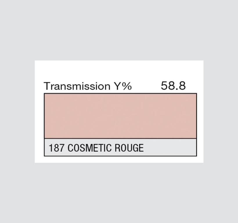 LEE-Filters, Nr. 187, Rolle 762x122cm normal, Cosmetic Rouge