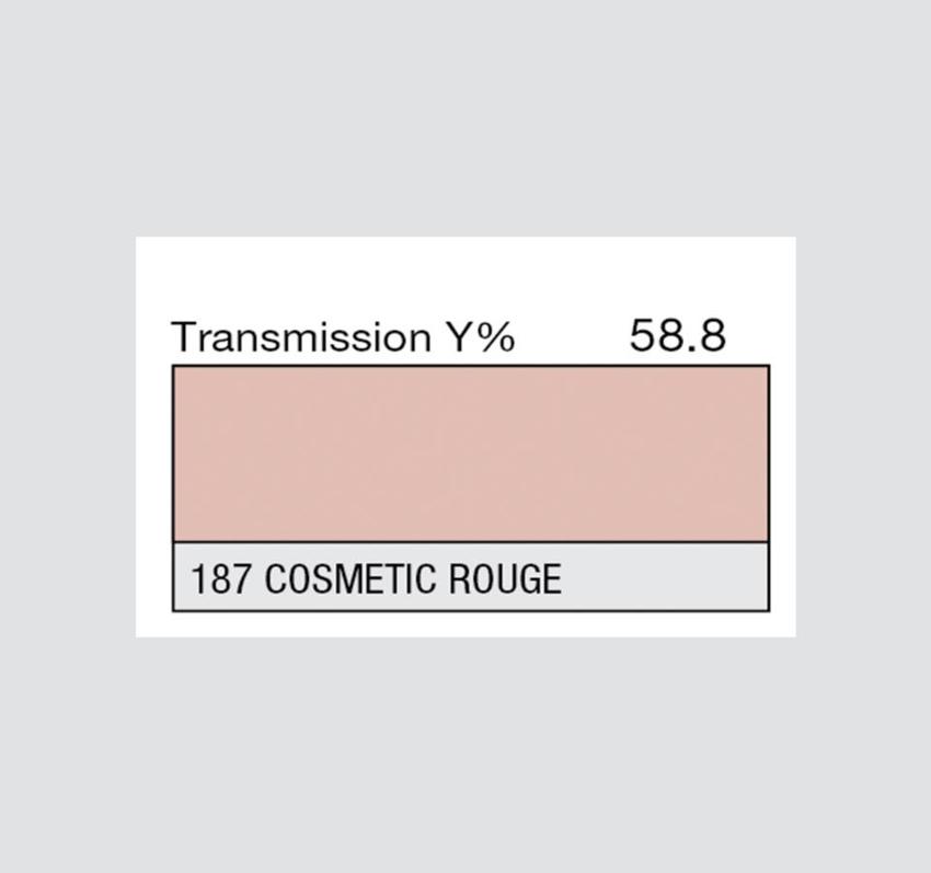 LEE-Filters, Nr. 187, Rolle 762x122cm normal, Cosmetic Rouge