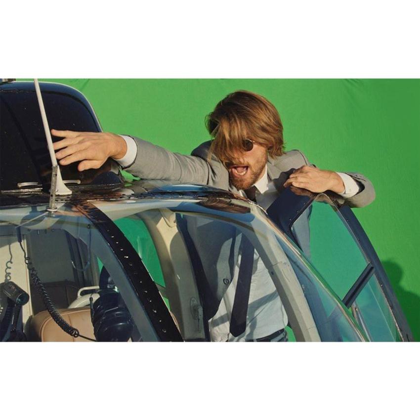 Manfrotto Panorama Hintergrund 4m (Chromakey Grün) 4m x 2.3m (Kit mit Stoff und Rahmen)