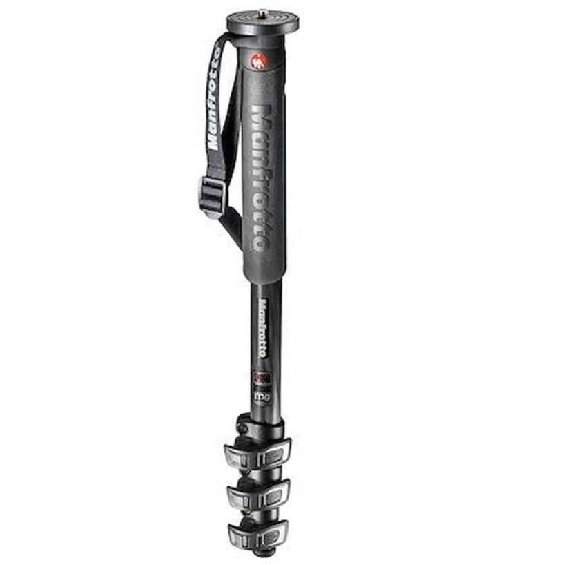MANFROTTO XPRO Carbon Foto-Einbeinstativ mit 4 Segmenten 
