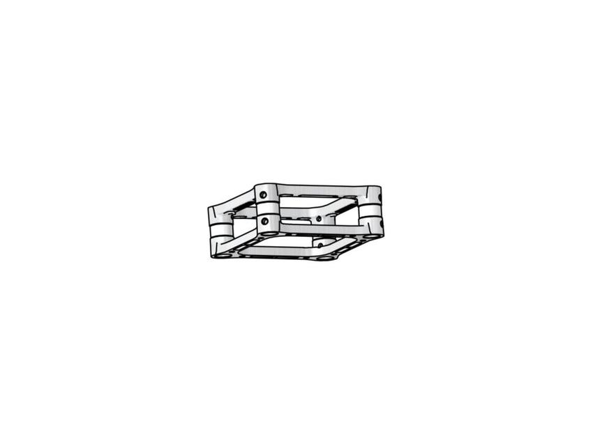 Litec QD 40 Universaladapter 10 cm HD 40 cm. square - cm. 10 reinforced truss