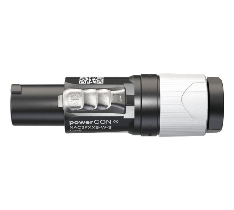 powerCON FXXA einphasig (3-Leiter) verriegelbar, farbcodiert (grau) Schraubklemme 6-12mm *** 1 Tüte mit 100 Stück !!