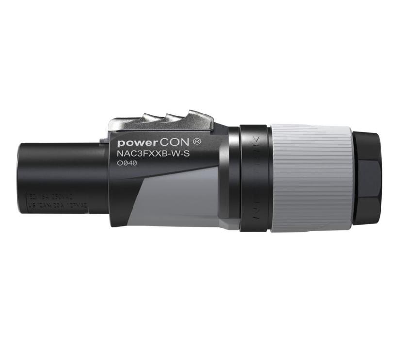 powerCON FXXA einphasig (3-Leiter) verriegelbar, farbcodiert (grau) Schraubklemme 6-12mm *** 1 Tüte mit 100 Stück !!