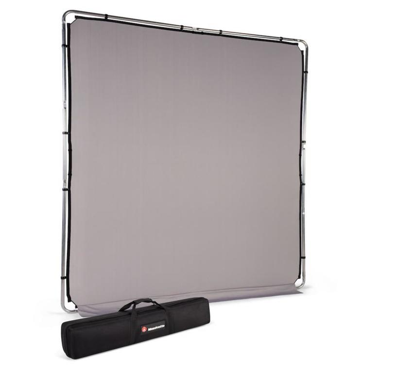 Manfrotto EzyFrame Background 2 x 2.3m Grey EzyFrame Hintergrund 2 m x 2,3 m Grau