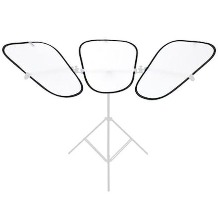 Lastolite Triflector Aufheller Set mit 3 Gold/Weiß Panels 